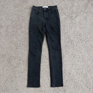 Reformation Jeans Serena High Skinny Argentine Womens 24 Black